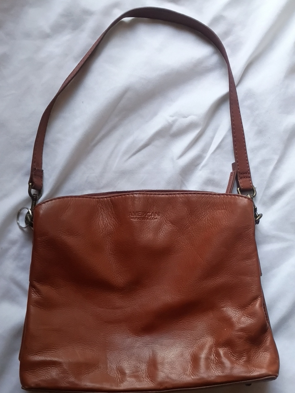American Eagle Outfitters Brown Leather Shoulder Satchel
